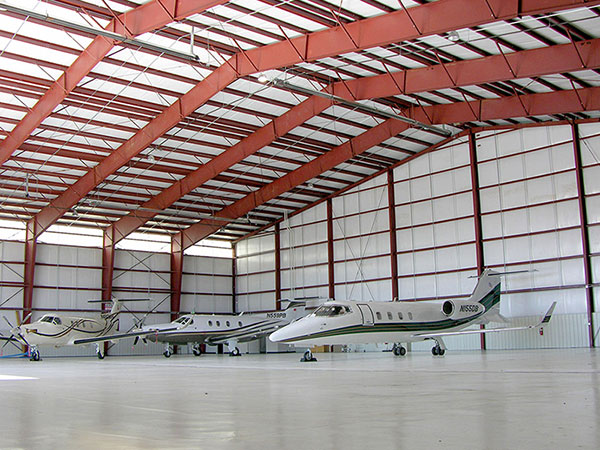 Hangar de estructura de acero