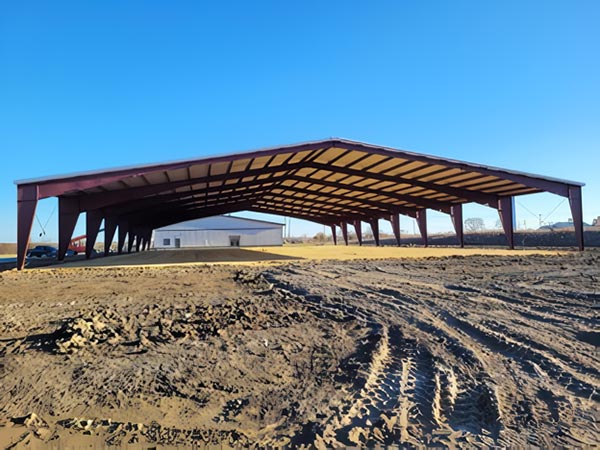 edificio agrícola de acero prefabricado