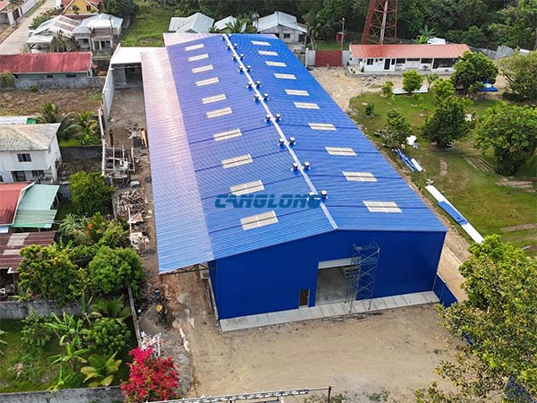 bodega de estructura de acero